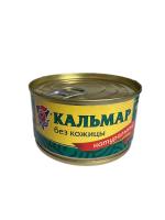  Кальмар натуральный консервированный 185 гр Россия