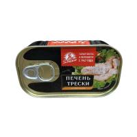 Печень трески натуральная 115 гр, Россия